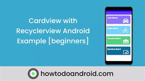 Cardview With Recyclerview Android Example Beginner H Vrogue Co