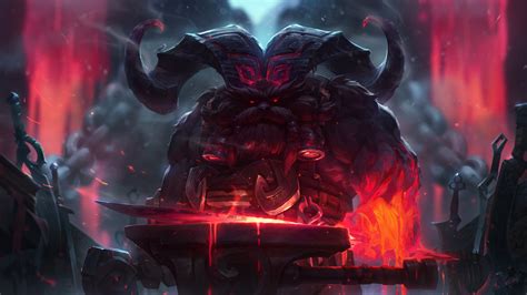 Ornn From League Of Legends Official Art By Joshua Brian Smith