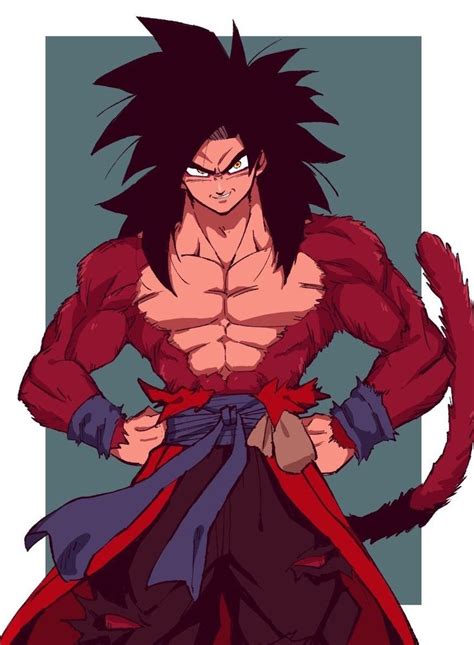 Xeno Goku Ssj4 Dragon Ball Super Manga Anime Dragon Ball Goku