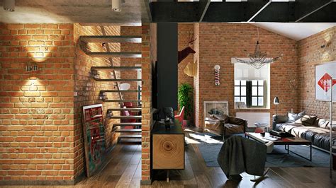 3 Stylish Industrial Inspired Loft Interiors