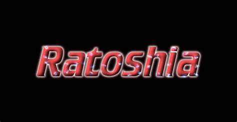 Ratoshia Logo Herramienta De Diseño De Nombres Gratis De Flaming Text