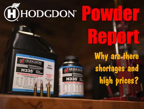 Hodgdon Powder Update — Why Are There Shortages Daily Bulletin