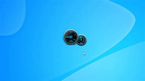 Neon Cpu Meter Windows 7 Desktop Gadget Youtube