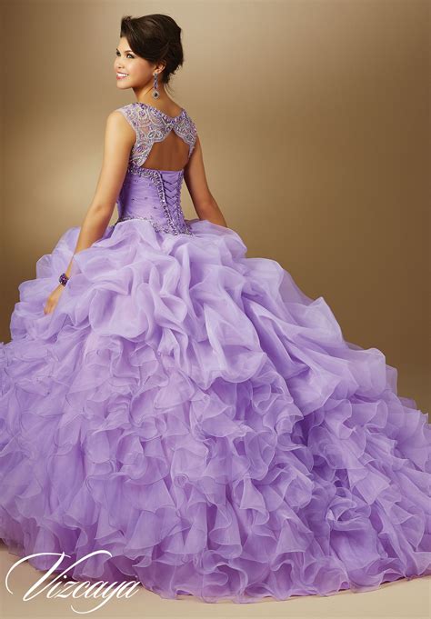 Quinceanera Dresses Vizcaya Gown Dress Style 89048 Lavender