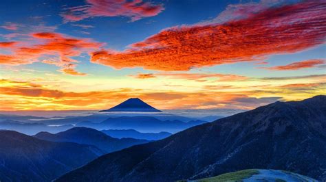 Mount Fuji Sunset Wallpapers Top Free Mount Fuji Sunset Backgrounds