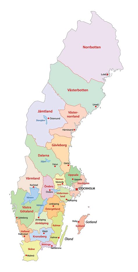 Gesundheit Westen Trampling West Sweden Map Unerwartet Leisten Werfen