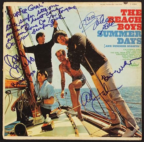 Lot Detail The Beach Boys Signed Summer Days Album