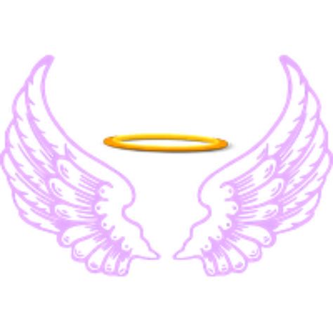 Ftestickers Fantasyart Angel Wings Halo Sticker By Pann70