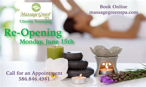 Massage Green Spa Clinton Township