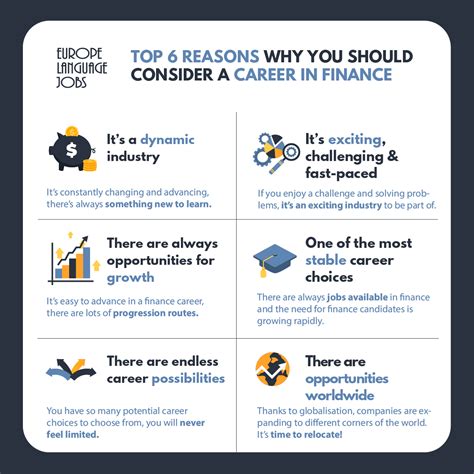Top 6 Reasons Why You Should Consider A Career In Finance
