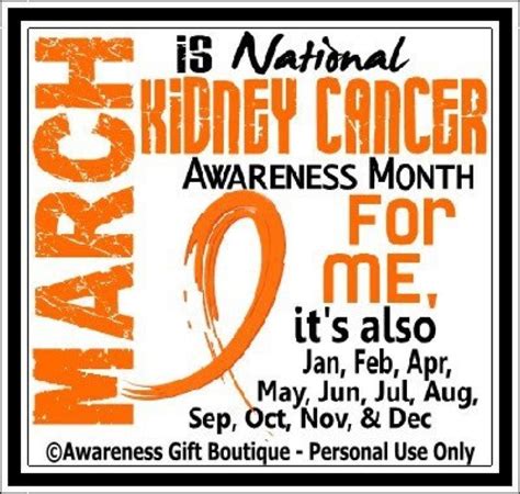 In This Little Corner Kidney Cancer Awareness Month Is Every Month