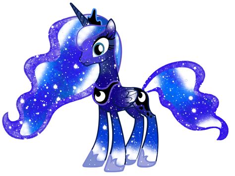 Galaxy Princess Luna By Mirai Digi On Deviantart My Little Pony