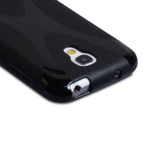 Samsung Galaxy S4 Mini Black X Line Gel Case Mobile M
