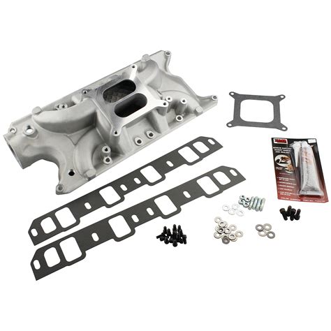 Power Products Dual Plane Intake Manifold Ford Satin Finish Rpm