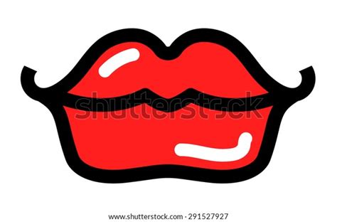 Sexy Lips Vector Icon Stock Vector Royalty Free 291527927 Shutterstock