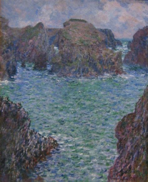Fileport Goulphar Belle Île Oil On Canvas Painting By Claude Monet