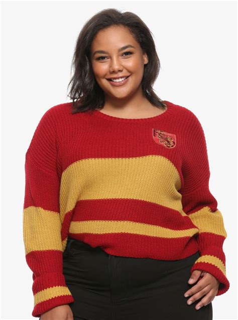 Harry Potter Gryffindor Girls Quidditch Sweater Plus Size Harry