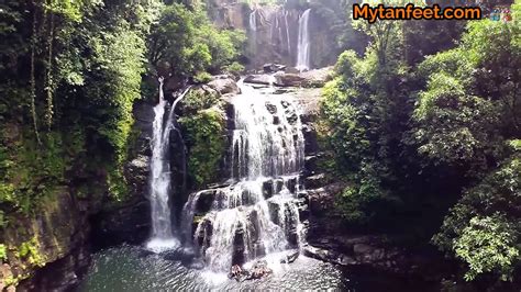 Nauyaca Waterfalls In Costa Rica Aerial Video Waterfall