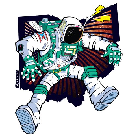 Ohio Astronaut-Sticker on Storenvy
