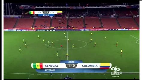 colombia vs senegal mundial sub 20 2015 youtube