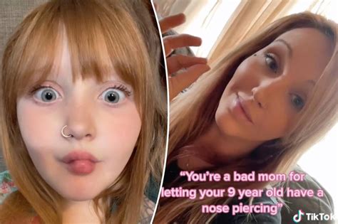 i let my 9 year old get her nose pierced — people call me bad mom