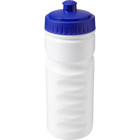 Printed 100 Recyclable Plastic Drinking Bottle 500ml Blue Sport