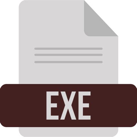Exe File Generic Color Fill Icon