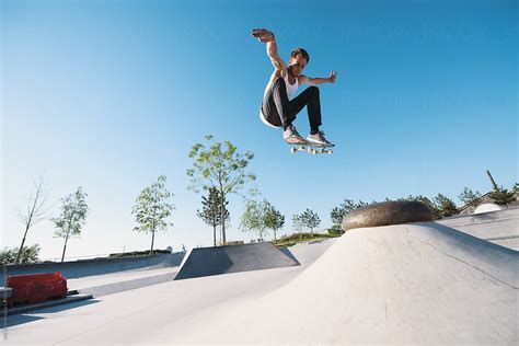 Skateboard Air By Urs Siedentop And Co Skateboarding Jump