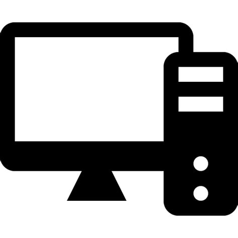 Desktop Computer Icon Transparent Png Stickpng