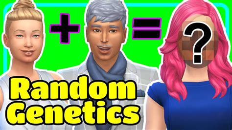 The Sims 4 Random Genetics Challenge Cas ~ Maci Youtube