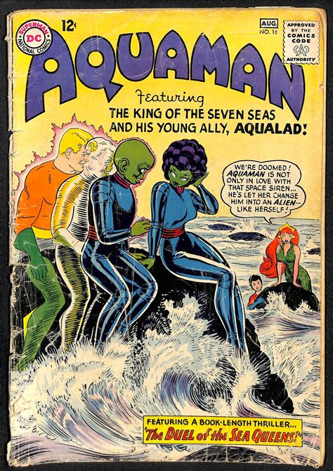 Aquaman 16 1964 Comic Books Silver Age Dc Comics Hipcomic