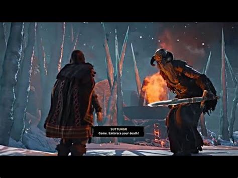 Assassin S Creed Valhalla Havi Vs Suttungr Boss Fight Youtube