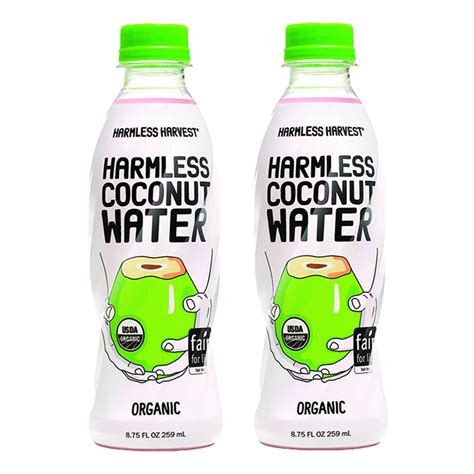 Harmless Harvest Organic Coconut Water Fl Oz Pack Of Walmart Com Walmart Com