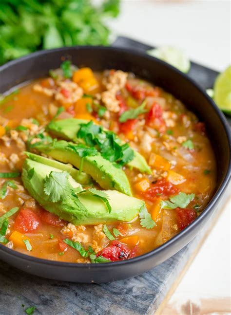 Kosher salt and freshly ground black pepper. Instant Pot Ground Turkey Taco Soup - Wholesomelicious