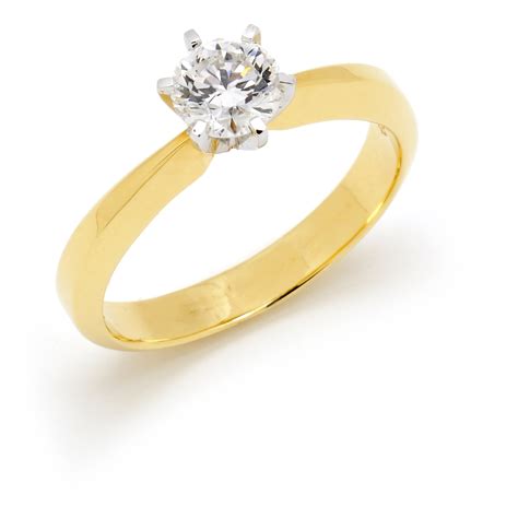 Generic Yellow Gold Solitaire Diamond Ring Arcns Custom Jeweller Search