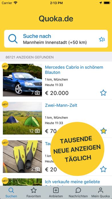 Quoka Kleinanzeigen Flohmarkt für PC - Windows 10,8,7 (Deutsch