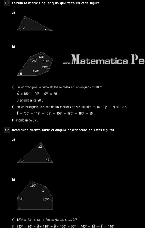 Geometria Del Plano Ejercicios Resueltos De Secundaria Matematica