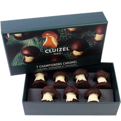 Cluizel 7 Champignons Caramel Chocolates In The Shape Of Mushrooms