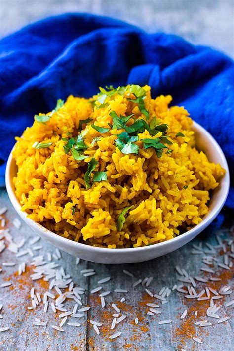 Easy Turmeric Rice Recipe Rice Side Dish Recipes Rice Side Dishes