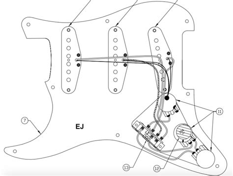 Read electrical wiring diagrams from bad to positive plus redraw the signal like a straight line. Wiring mod used by eric johnson for stratocaster - simple and easy to do