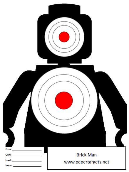 Pin On Shooting Targets Printable Silhouette Target At Getdrawings