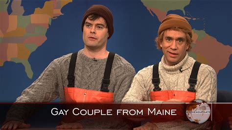 Watch Weekend Update The Gay Couple From Maine On Same Sex Marriage From Saturday Night Live