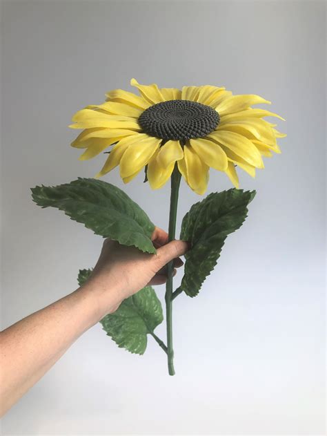 Vintage Plastic Sunflowers Soviet Artificial Flowers Etsy