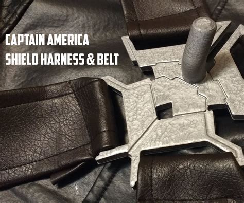 Captain America Shield Harness And Belt 7 Steps With
