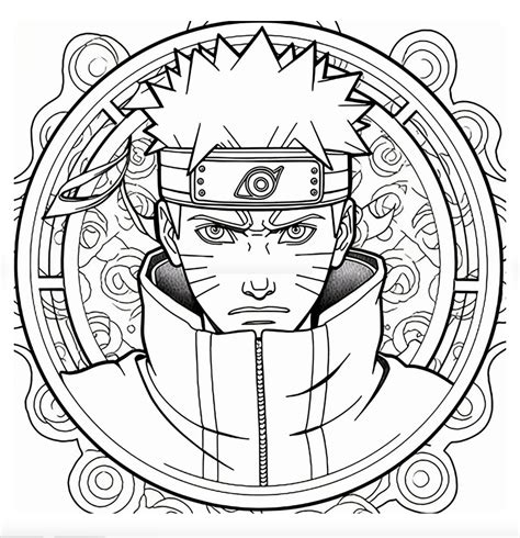Coloring Pages Anime Narutofd25 Coloring Page Printable Images And