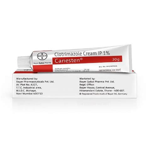Canesten Antifungal Cream Bayer Pharmaceuticals Pvt Ltd 20 Gm At Rs