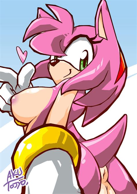 Rule 34 Heart Amy Rose Anus Ass Big Breasts Breasts Ass Female Green