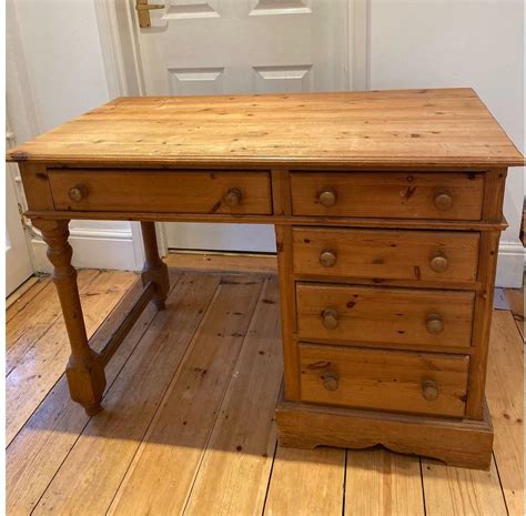 Vintage Solid Wood Desk With Drawers In Glastonbury Somerset Gumtree