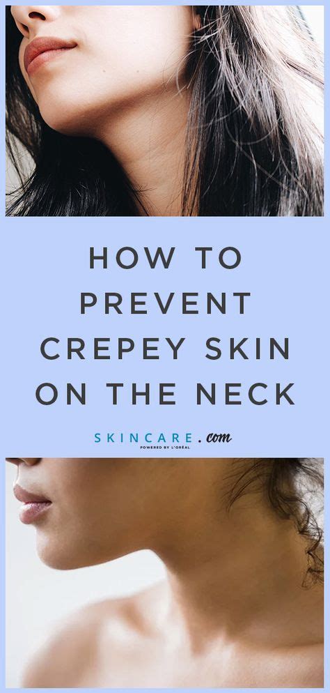 How To Prevent Crepey Skin On The Neck Crepey Skin Skin Anti Aging