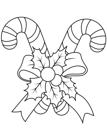 21 best christmas candy cane coloring pages.change your holiday dessert spread out into a fantasyland by offering standard french buche de noel, or yule log cake. Christmas Candy Canes coloring page | Free Printable ...